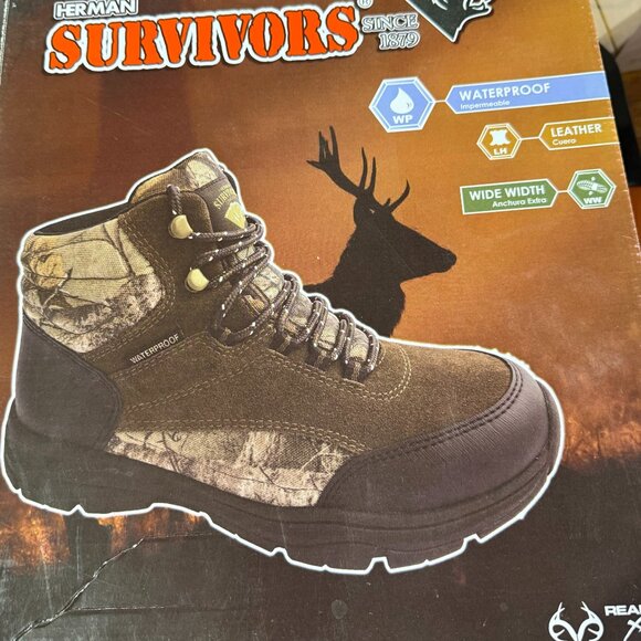 HERMAN Survivors Mens Hunting Boot " M HS HNTG MID WP", Camo *Size 7.5M* - Picture 9 of 12